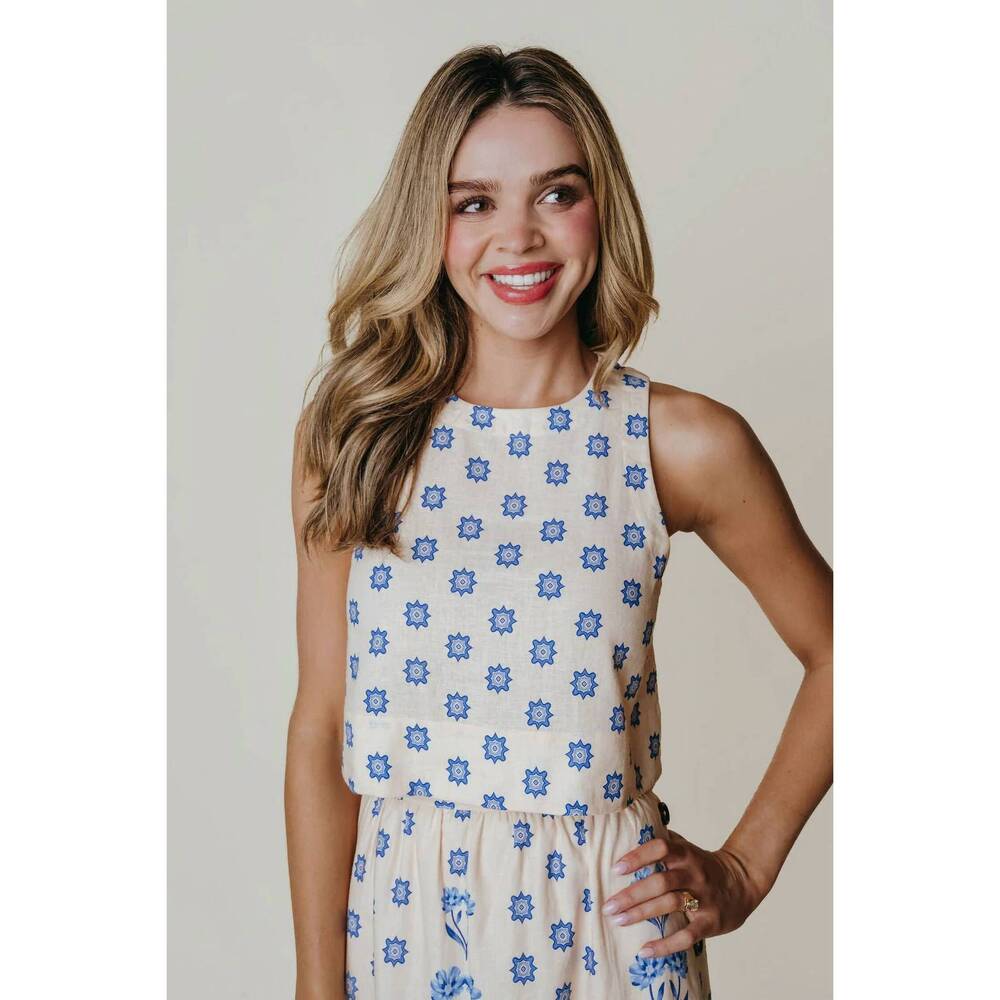 NEW LAROQUE ireland sleeveless top in amalfi